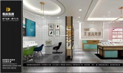 山西临汾眼镜展柜设计制作 时尚眼镜店装修