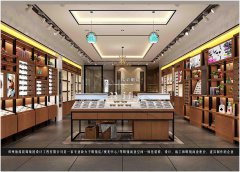 安徽淮南眼镜店装修设计眼镜展柜定制