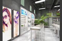 天津光视明眼镜店装修设计效果图赏析