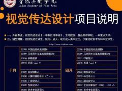 辽宁鲁迅美术学院视觉传达设计专业一年制本科招生报名中