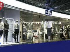 佳人苑女装店货架带背板展示柜定制 双排展示架整店输出