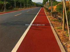 彩色沥青混凝土路面施工