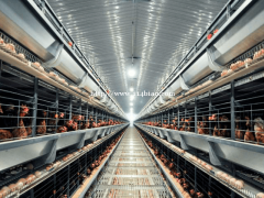 中州牧业全自动智能化养殖设备层叠公母混养笼