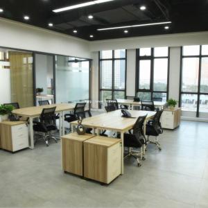 蔡屋围全新装修办公室出租，交通便利，送红本地址挂靠