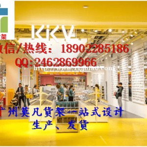 云南kkv饰品店十元店货架空间创新设计层次分明