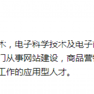 集电商与设计于一身，营销与技术，尽在电子商务专业