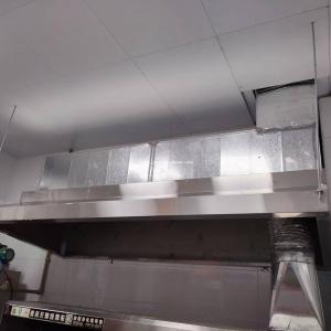 深圳饭店.学校食堂 烧烤店 烤肉店后厨不锈钢排烟罩抽油烟机