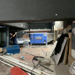 佛山炭烤烤肉店通风管道排烟白铁管道工厂定制