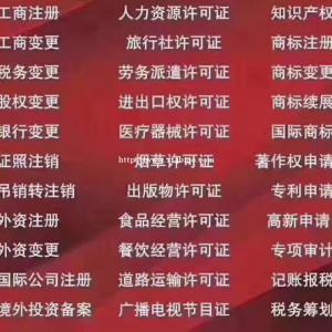 上海免费公司注册代账转让