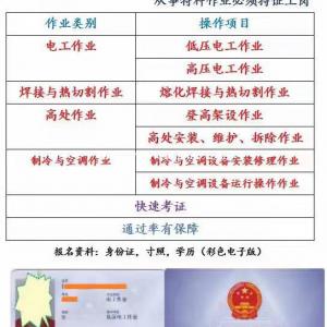 重庆市綦江区 质监局特种设备焊接作业证培训考证什么时候报考取证 重庆安监局低压电工证快速报名培训考试