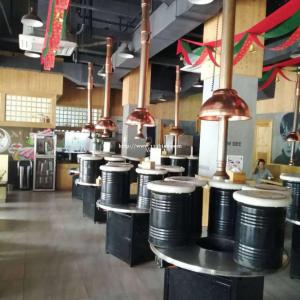 广州市韩式自助天花烤肉抽油烟系统设计安装油烟机净化器安装