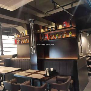 东莞厨房排烟系统烧烤店室内上排烟如何安装室内木炭无烟烧烤炉的上排烟管