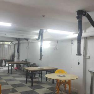 仲恺区酒店食堂后厨排烟油烟净化除味工程通风管道设计