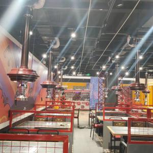 龙门区商场地下室停车场通风管道设计新风抽风机排气扇设备安装定制