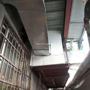 东莞市湖南菜餐馆排烟机排风管道的制作安装工程切肉机回收
