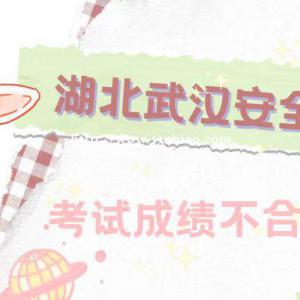 2022年湖北武汉安全员ABC考试成绩不合格怎么办？在哪里查看成绩是否合格？
