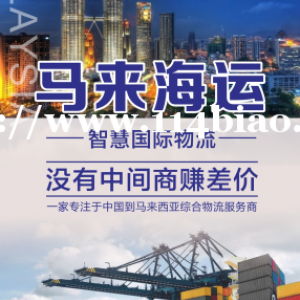 全高闸从佛山发到马来海运整柜双清包税物流