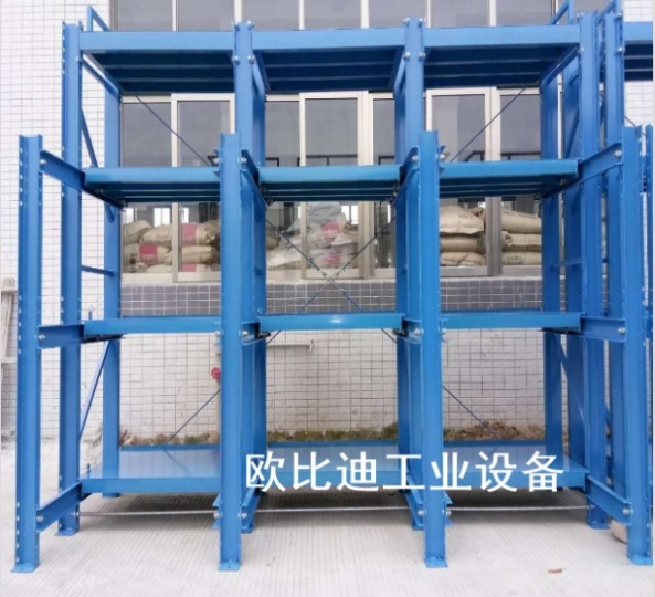 带天车模具货架，重型模具存放架生产商