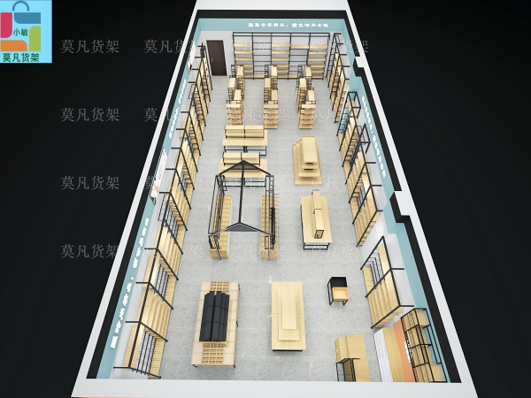 福州饰品百货货架创造更强的展示空间陈列形象设计