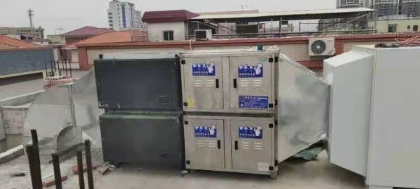 顺德区加工食品厂油烟净化器设备安装活性炭吸附性安装除味