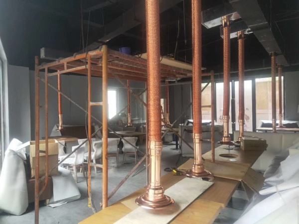 番禺大石烧烤店下排烟系统设计安装油烟管道制作餐饮排烟系统更换