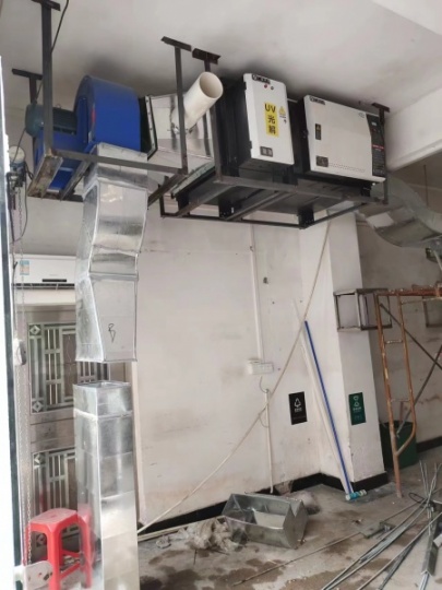广州黄埔区湘菜馆厨房抽油烟机效果改造厂家