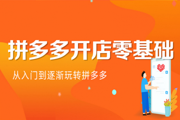 拼多多无货源运营教学，新手开店培训指导，工作室加盟合作