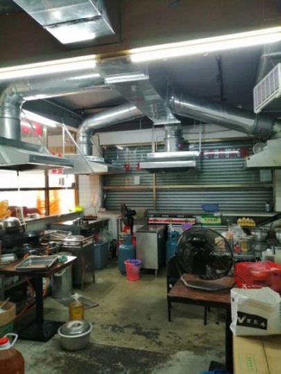 番禺区排油烟设备安装厨房抽油烟风机更换餐饮排烟系统设计安装改效果