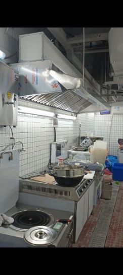 惠城区粤餐馆专业厨房排烟不锈钢烟罩油烟净化器抽风机