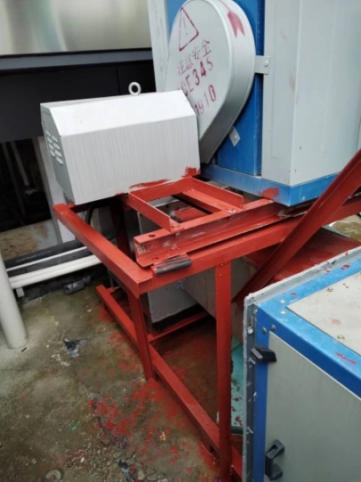 东莞市学校食堂专用抽油烟风机维修改效果马达更换