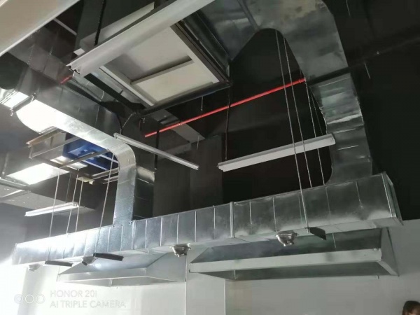 萝岗区酒店抽风机噪音大处理淄博烧烤排烟管道设计安装