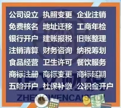 公司注册，公司注销，记账报税，多年行业经验专业高效