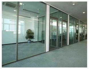 办公室不锈钢框架隔断墙安装北京朝阳区定制玻璃隔墙