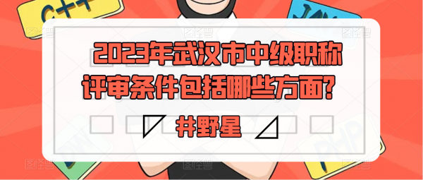 2023年武汉市中级职称评审条件包括哪些方面？井野星
