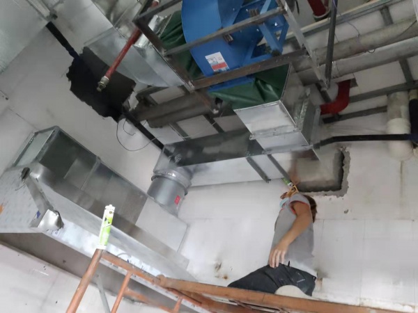 禅城区食堂后厨排烟工程大小型油烟罩设计及安装