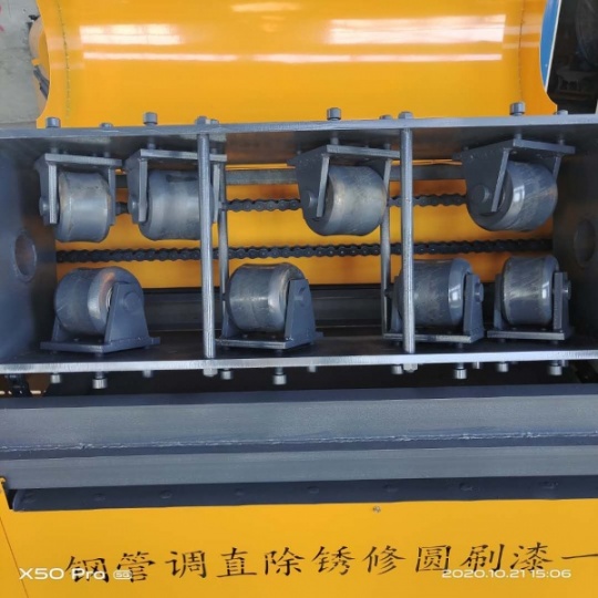 新乡钢管调直除锈刷漆一体机的功能