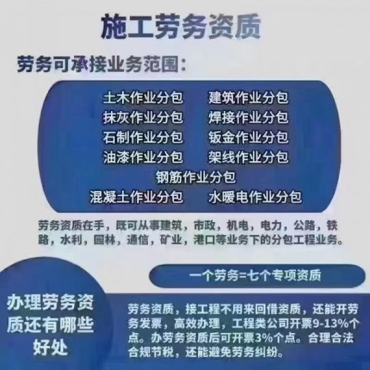 【海德教育】河北邢台为什么要办理一个劳务资质