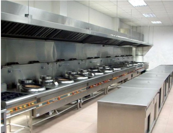 番禺区饭店厨房抽油烟系统油烟管道制作厨房抽油烟风机维修安装改效果