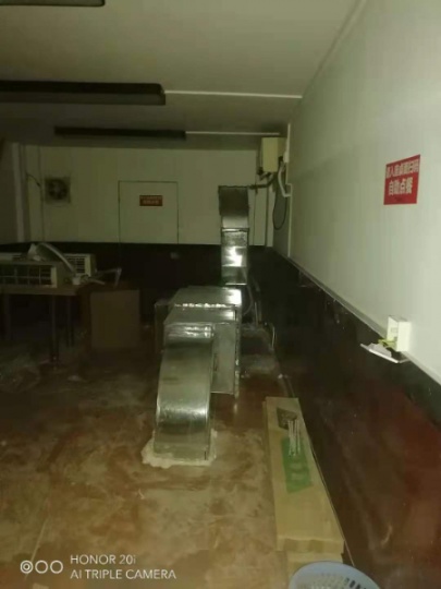 仲恺区电烤肉店下排烟环保油烟净化器抽风机油烟管道设计安装