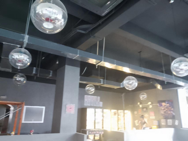 东莞市油烟风机维修油烟净化器烤肉店排烟除味