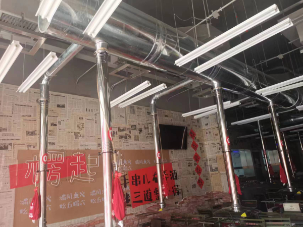 仲恺区专业炭火烤肉上排烟系统设备定制油烟净化器