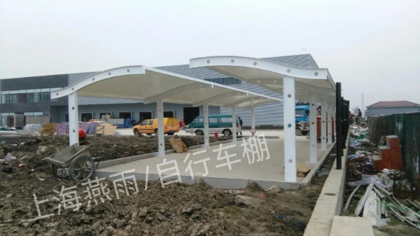 承接松江区电动车车篷 工业区电瓶车可充电停车库雨棚非机车专用篷