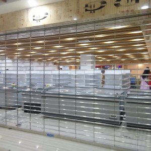 店铺安装手动卷闸门电动卷闸门水晶门不锈钢网闸门