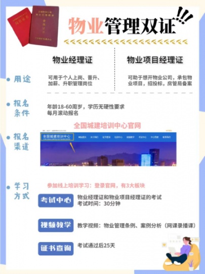 【唐山海德教育】物业管理双证你了解吗?