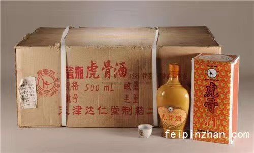 1988年整箱长城牌虎骨酒回收价格值的撒钱一瓶具体上门鉴定评估