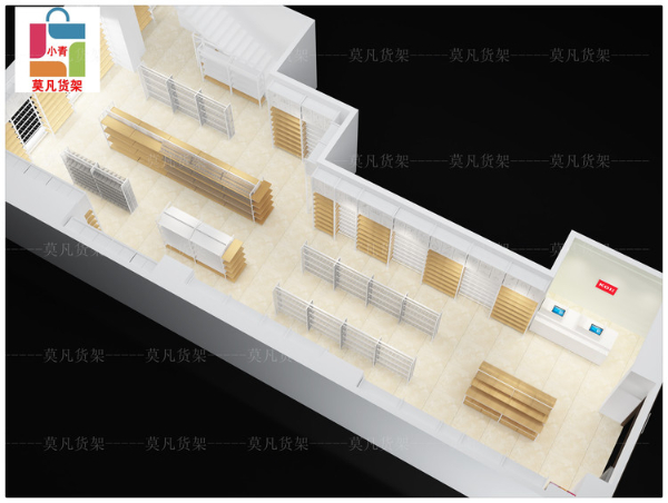 甘肃饰品货架店面升级设计、精品货架空间陈列布置