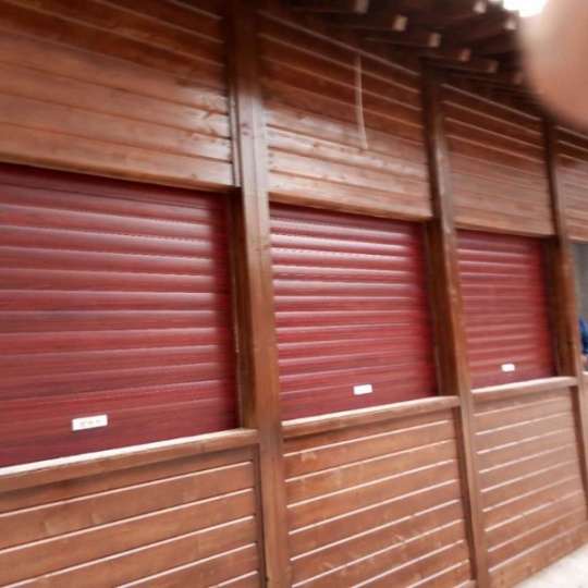 设计盐田铝合金扣板门水晶折叠门豪华拉闸门铝合金快速门软帘快速门