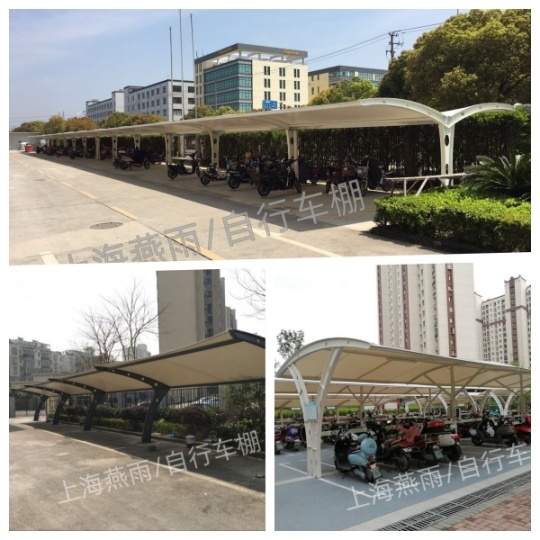 供应650g电动推拉棚 汽车停车棚 室外连接处膜结构雨棚定做价格