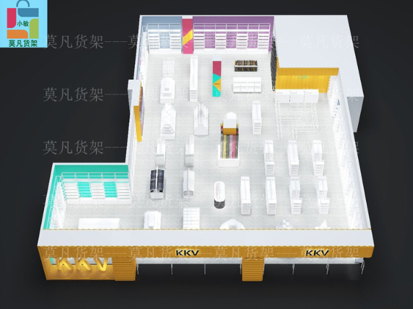 舟山三福精品货架-莫凡货架整店输出-三福精品货架怎么摆放