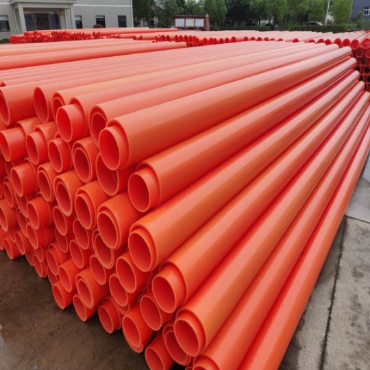 MPP电力管mpp生产线厂家 橘红色电力电缆保护管拖拉管电管